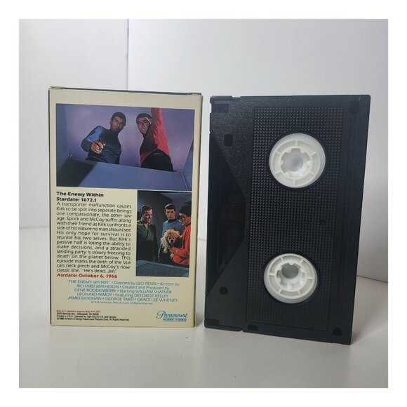 Star Trek - The TV Series BETA Tape Betamax (Not VHS) "The Enemy Within" - Picture 2 of 2